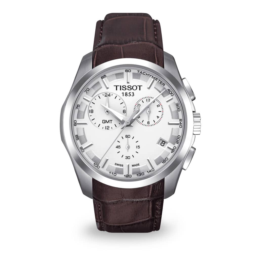 Hodinky Tissot s hnedým koženým remienkom