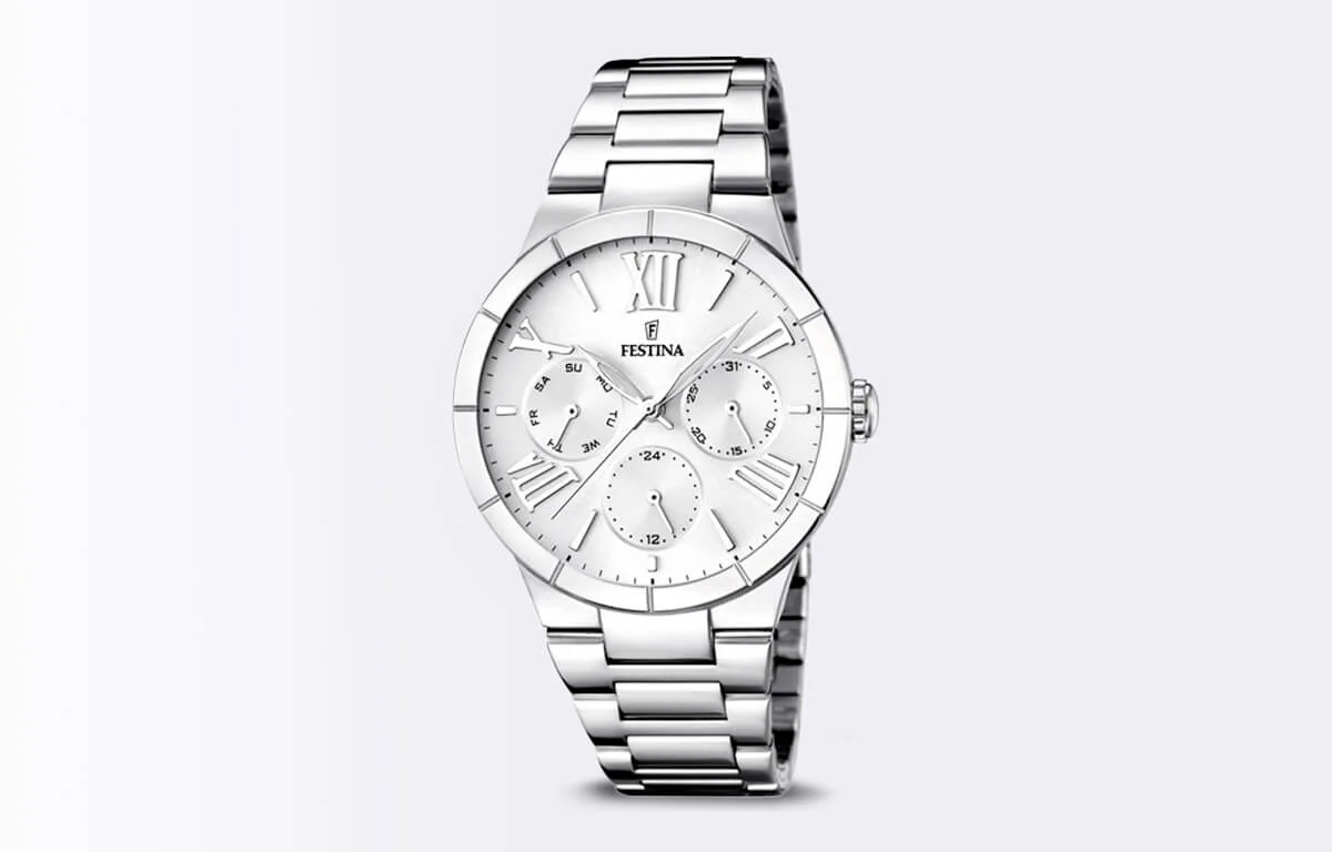 Ceasul argintiu Festina Mademoiselle
