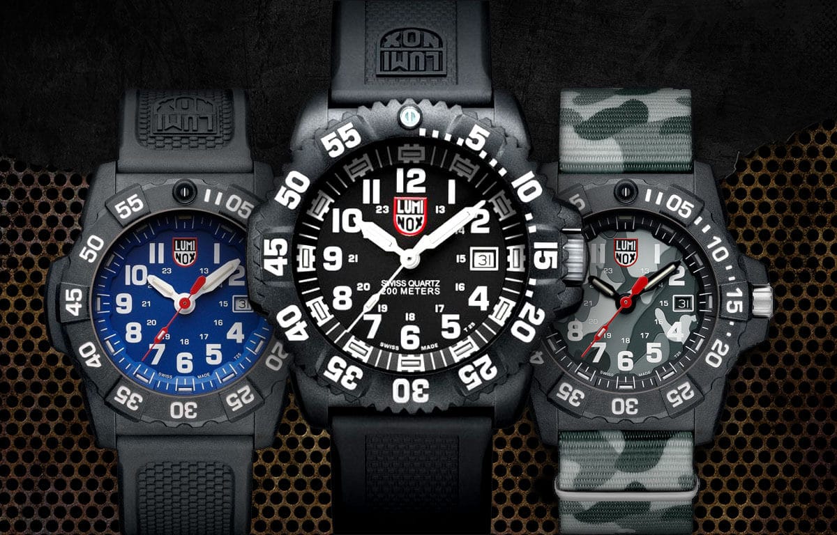 Ceasurile elvețiene Luminox cu un design tipic militar