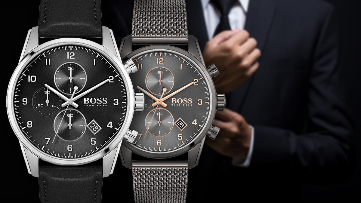 Elegant și fashion - și așa este ceasul pentru bărbați Hugo Boss