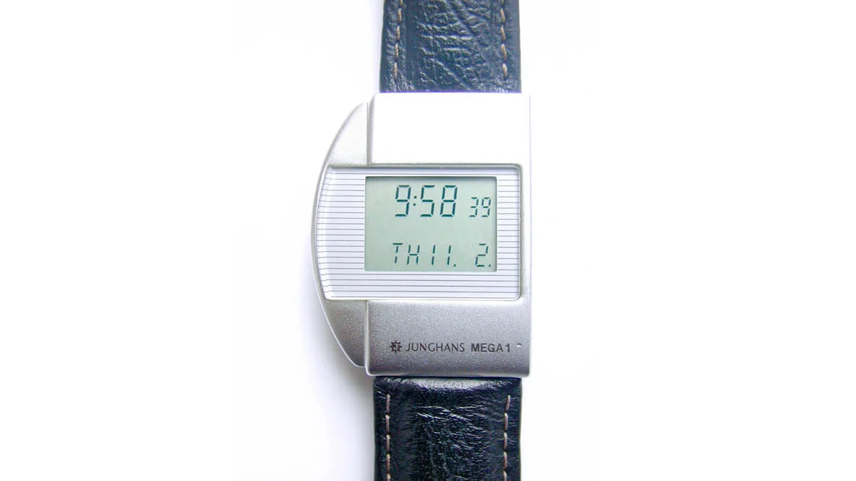 junghans-mega1 Primul ceas controlat radio - Junghans Mega 1