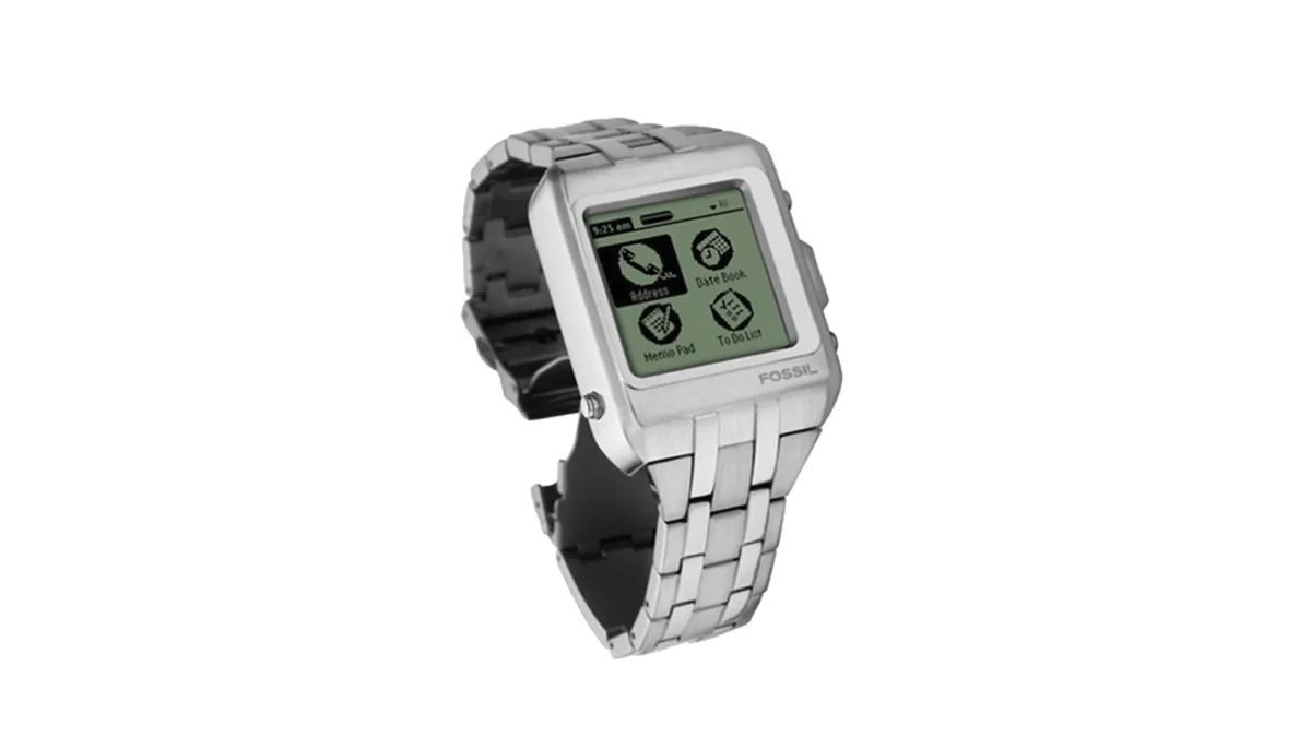 fossil-wrist-pda-photo Fossil Wrist PDA este unul dintre predecesorii ceasurilor inteligente de astăzi