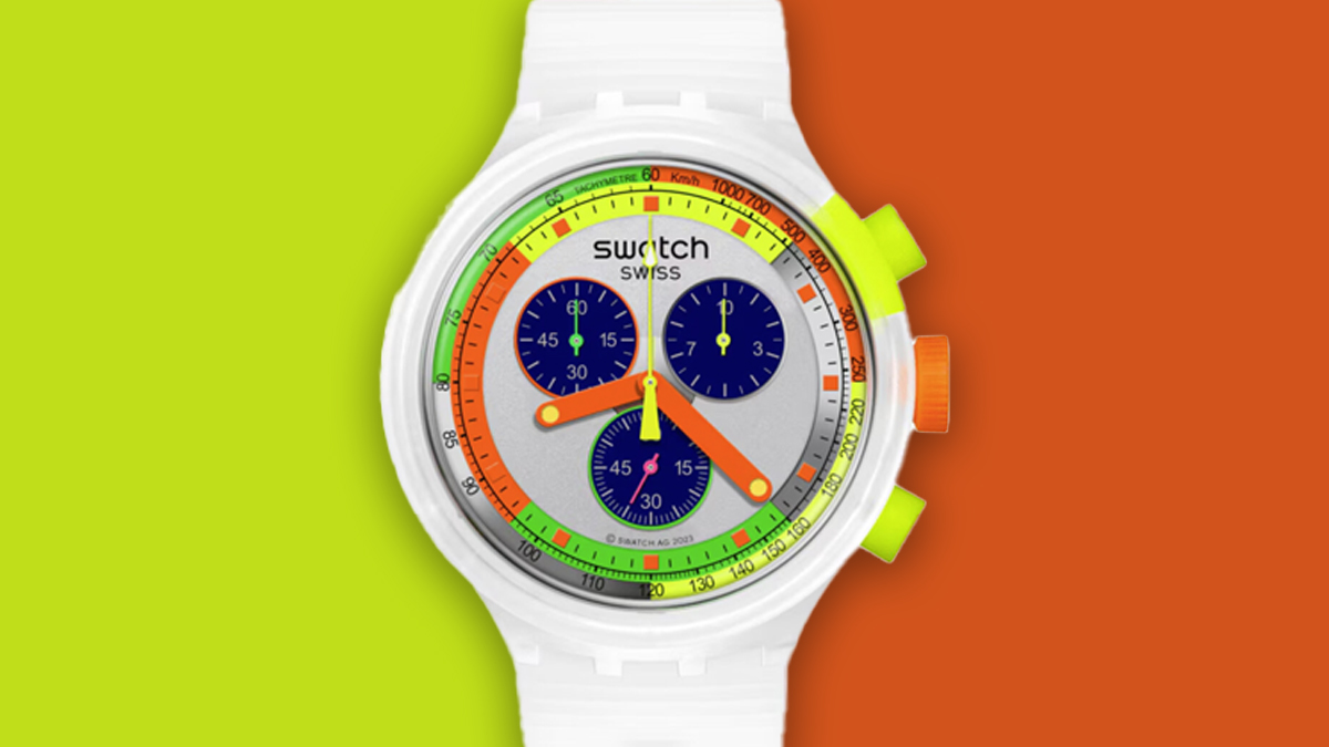 swt_neon Ceasul Swatch colorat din ediția Neon